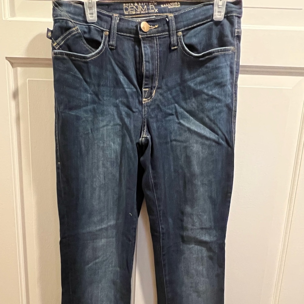 Rock & republic slimming kasandra bootcut jeans 10 long/tall